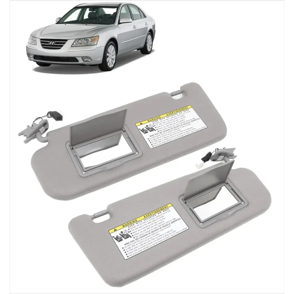 

New Sun Visor Left/Right Sun Visor with Mirror for Hyundai Sonata 2006-2008 Left/Right Driver Side Sun Visor 852013K010QD