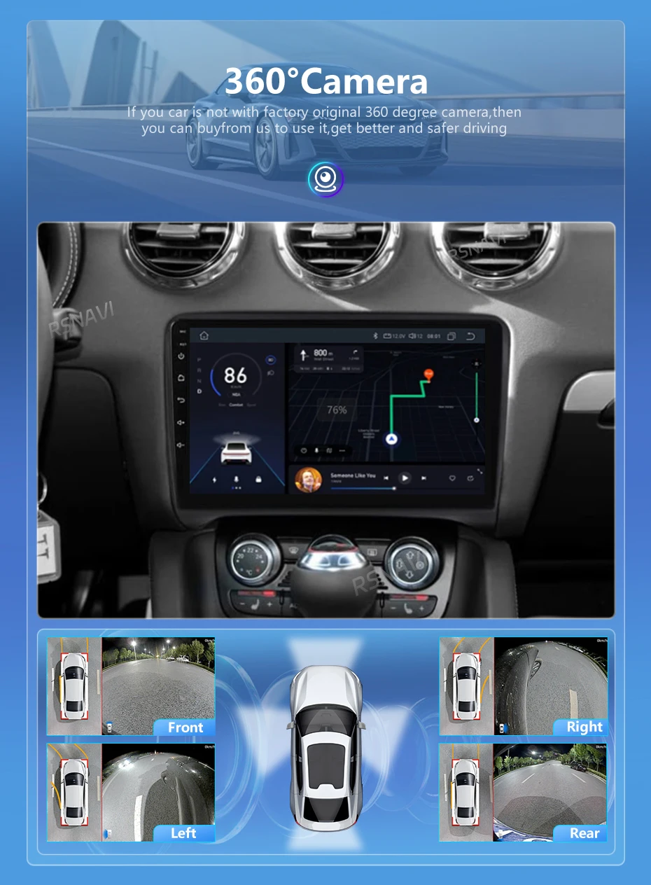Android 16 Für Audi TT 2 8J 2006-2014 2K QLED Android Autoradio Multimedia-Videoplayer GPS AI-Sprachsteuerung CarPlay Haupteinheit 4G Stereo – Detail 17