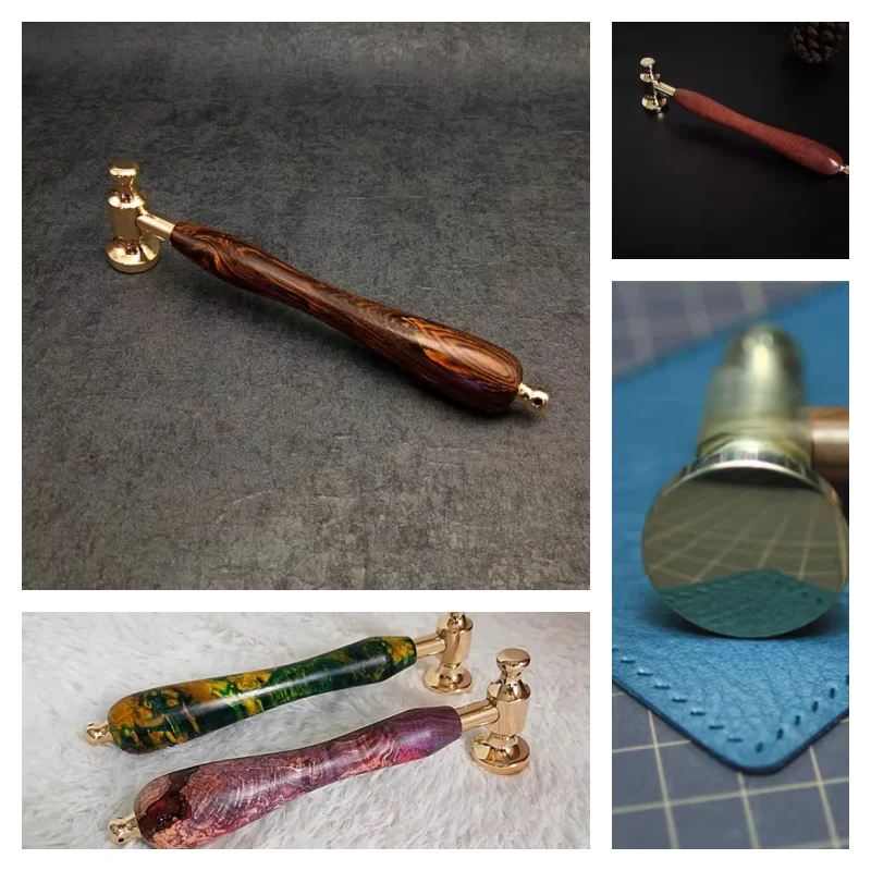 marteau-en-laiton-et-cuir-fait-a-la-main-fabrication-de-ceinture-chaussures-en-cuir-portefeuilles-artisanat-sculpture-outils-auxiliaires-manche-en-bois-marteau-en-bronze