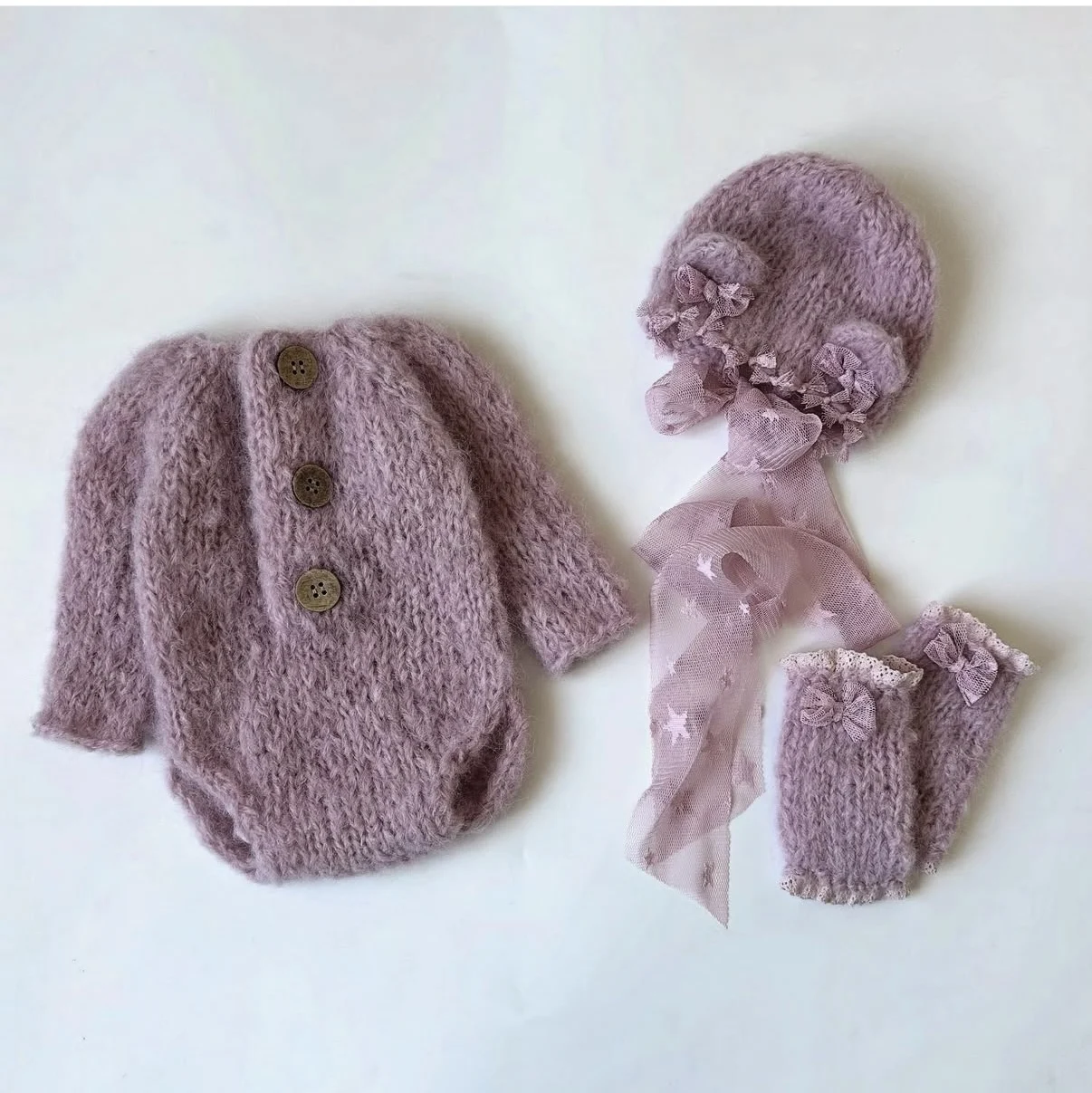 Newborn Baby Girl Knitted Romp - огляд і ціна Baby Products Useful