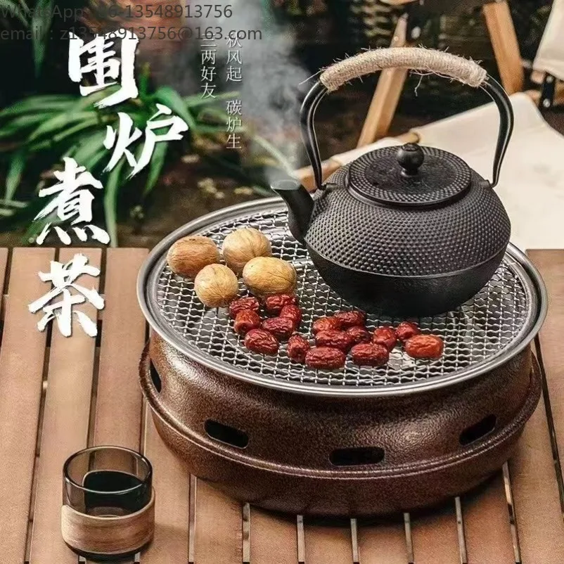 コンロ付きお茶作りセット、韓国式家庭用バーベキューグリル、業務用炭火バーベキューグリル、日本式室内グリル