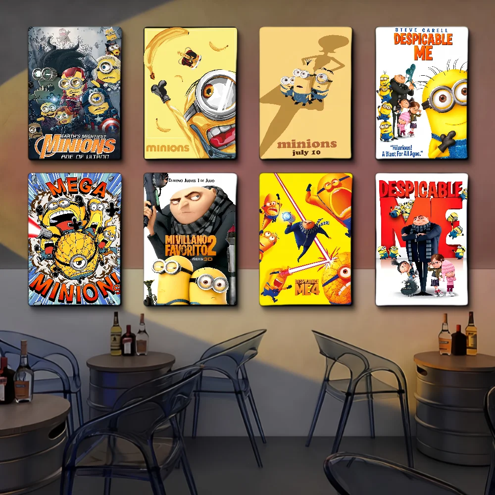 Despicable Me Minions Classic Vintage Posters Vintage Room Home Bar Cafe Decor Nordic Home Decor