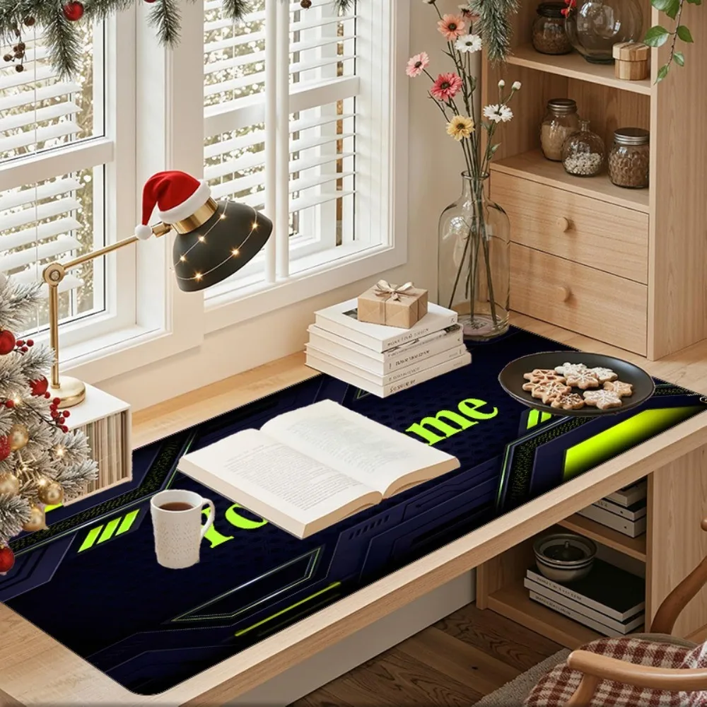 [2D Flat] 1pc Personalized Custom Gaming Tech Mouse Pad Custom Name Text Multi Sizes Desk Mouse Pad