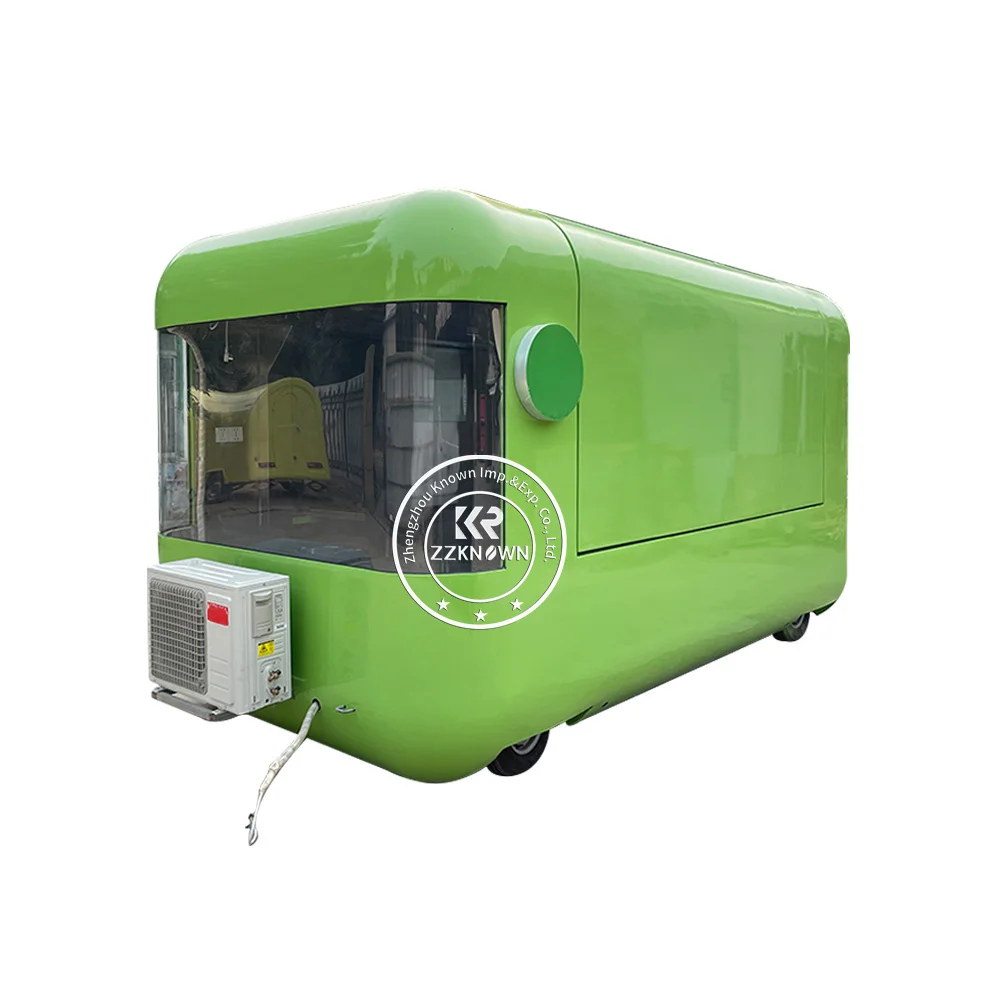 OEM Mobile Coffee Food Cart Street Snack Vednig Kiosk DOT Concession Food Trailer Restaurant Food Truck With Full Kitchen