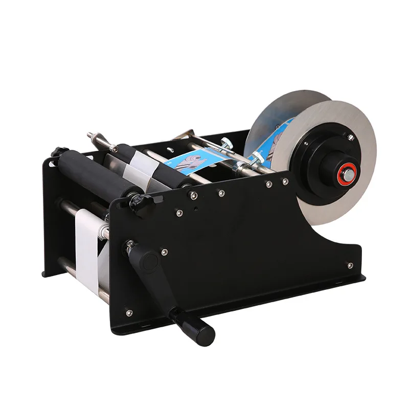 

Manual round bottle labeling machine, small simple labeling machine, self-adhesive labeling machine