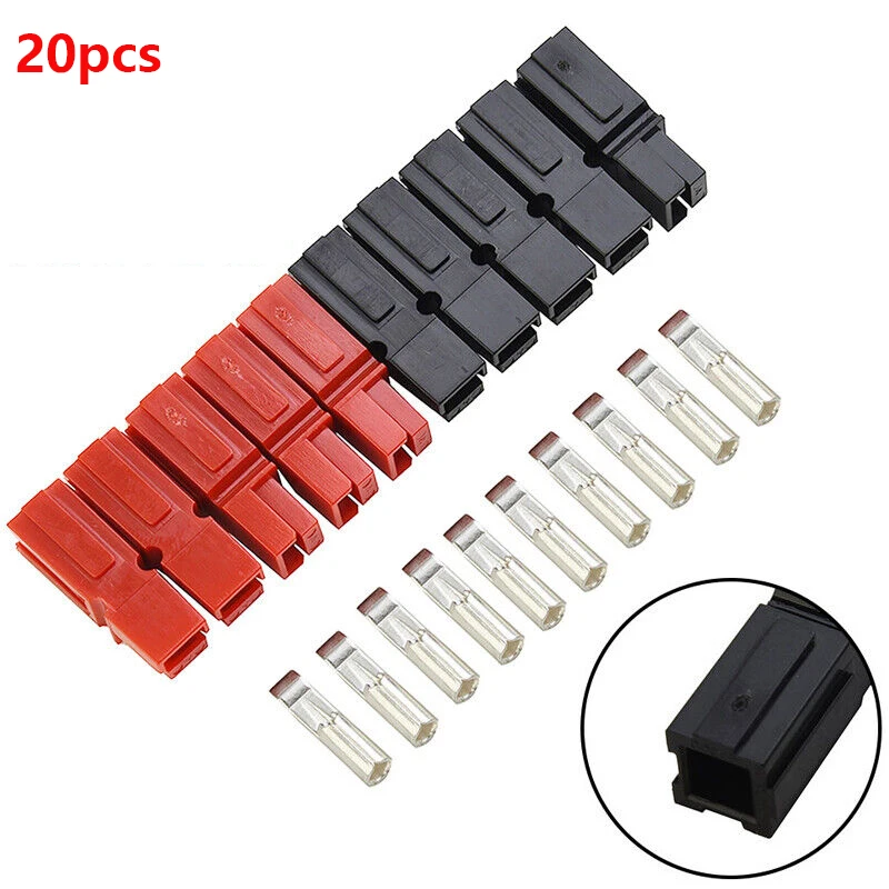 20Pcs Quality Connector Compatible for Anderson 30A UPS power connector For Marine Caravan Trailer Electric Vehicles Forklifts