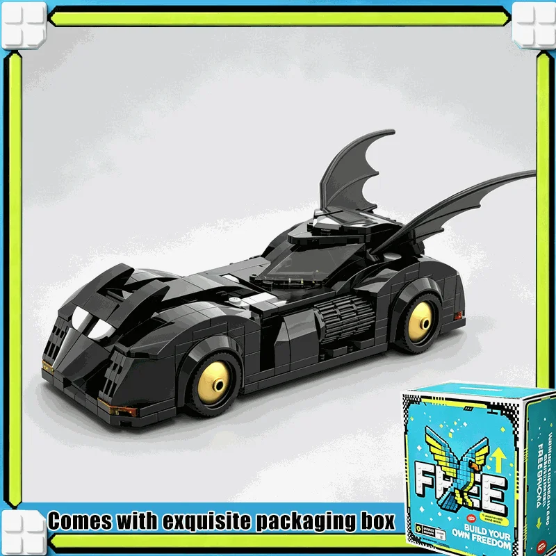 336PCS Classic Black Hero Armored Car MOC Model Custom Puzzle DIY Building Blocks Set Technology Toy Birthday Gift Collection