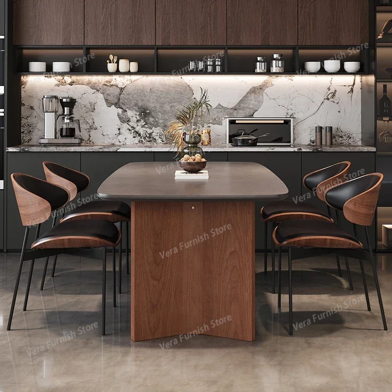 

Nordic Living Room Dining Tables Kitchen Wooden Marble Meeting Dining Tables Italian Design Home Furniture Table A Manger LLDT
