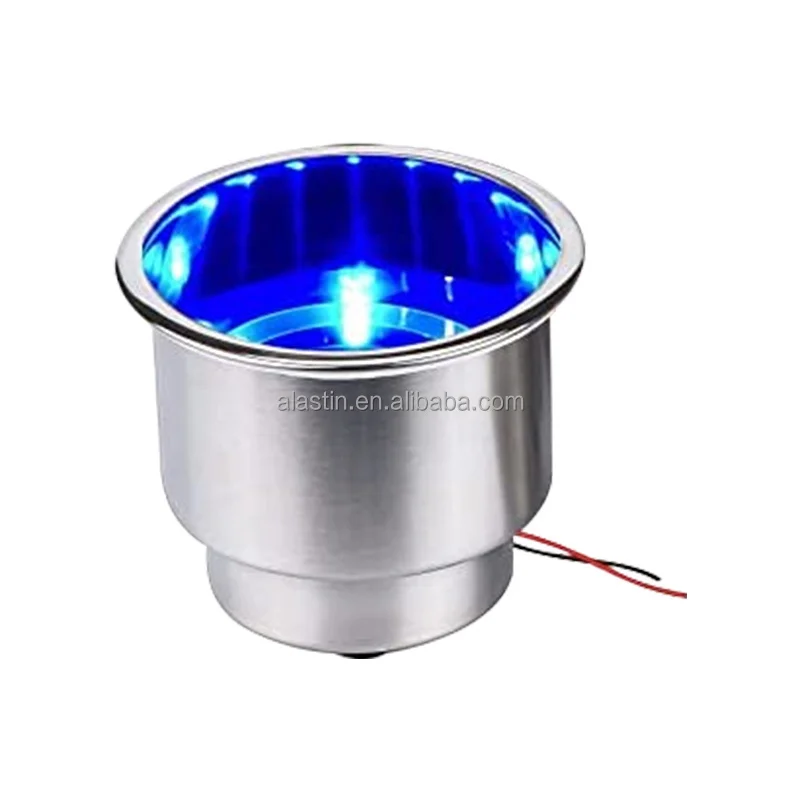 Marine Supplies  Boat Accessories Yacht Cup Holder LED Light Remote Control Cup Holder Yacht