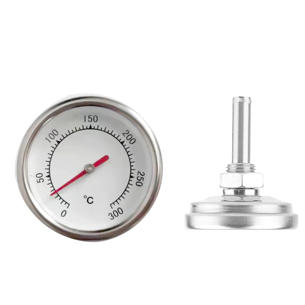 

0-300℃ Stainless Steel BBQ Smoker Grill Temperature Gauge Barbecue Cooking Food Thermometer Probe Grill Oven Home Kitchen Tool