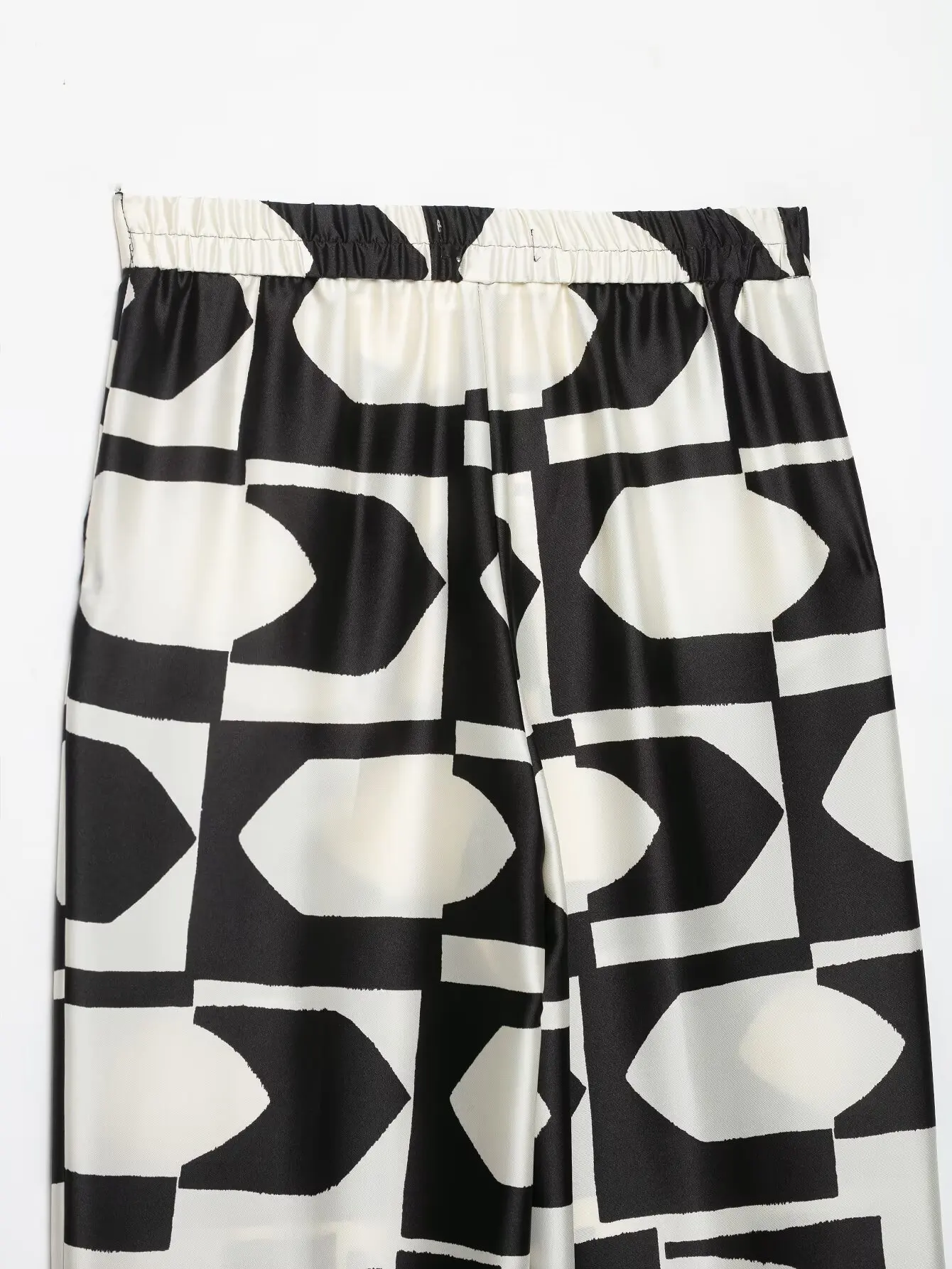 KLKXMYT Schickes Hosen-Set für Damen Ärmelloses Oberteil mit Schleife Geometrischer Druck Damenanzüge 2026 Sommer Lässige Damenoutfits – Detail 20