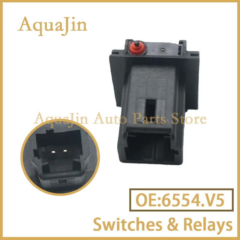 

6554.V5 Rear Door Trunk Boot Release Micro Switch Button For Citroen Xsara Picaso C3 C4 Picasso for Peugeot 206 307 308 407SW OE