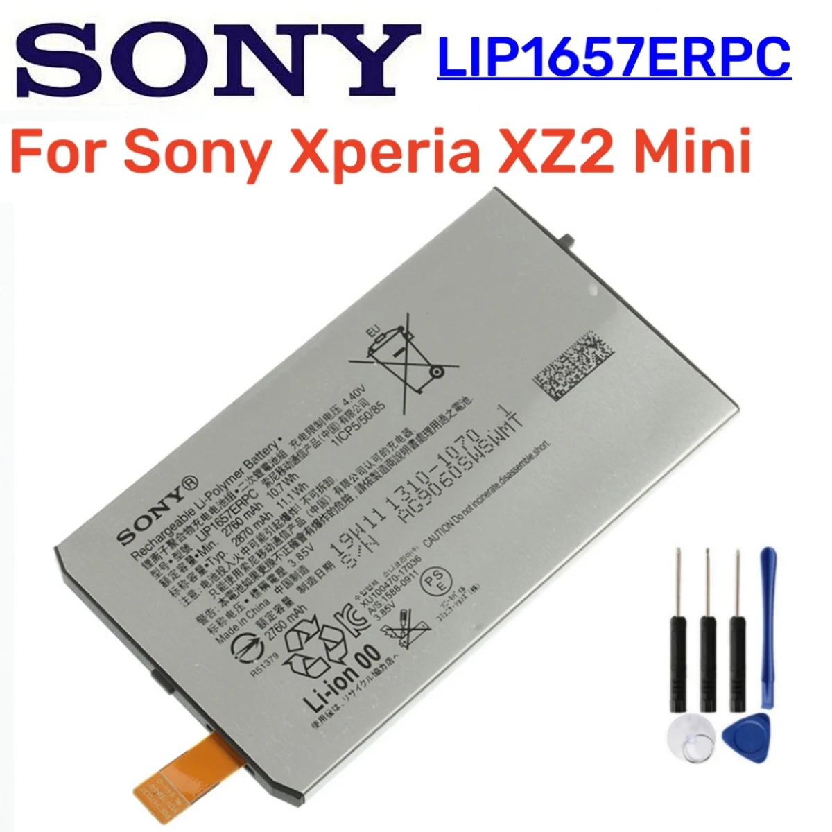 Batterie Remplacement Pour Sony Xperia XZ2 - Neuf - Marque GLOBALSTOCK - Compatible Universel