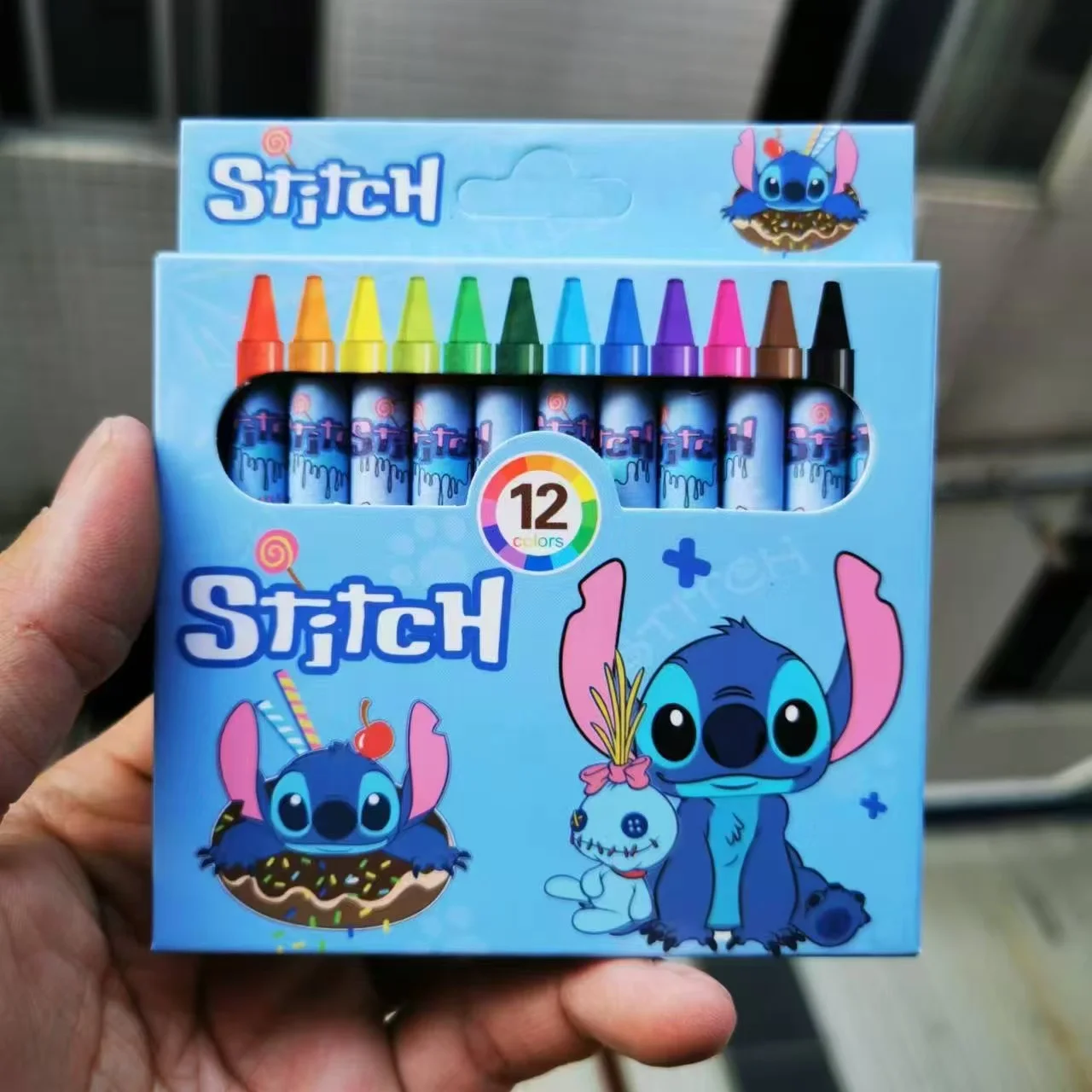 12 قطعة ألوان غرزة تلوين الفن اللوحة القرطاسية المحمولة هدايا الطلاب #3