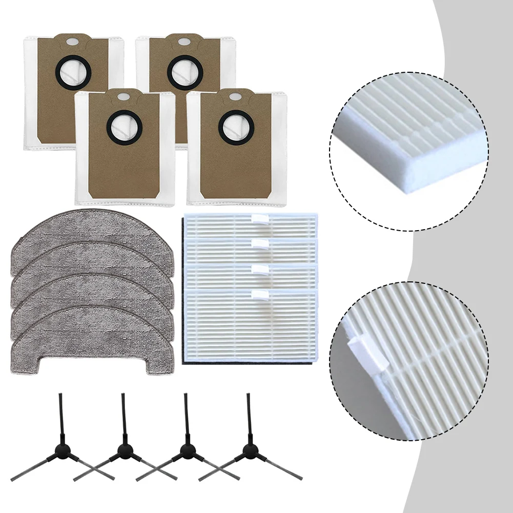 

Фильтр, швабра, мешок для пыли, комплект боковых щеток для робота MONSGA MS1 MAX, аксессуары для пылесоса, запасные части для бытовой уборки