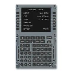 Simulazione CDU Flight CS Route Control Panel Cockpit Simulator per Boeing 737fmc