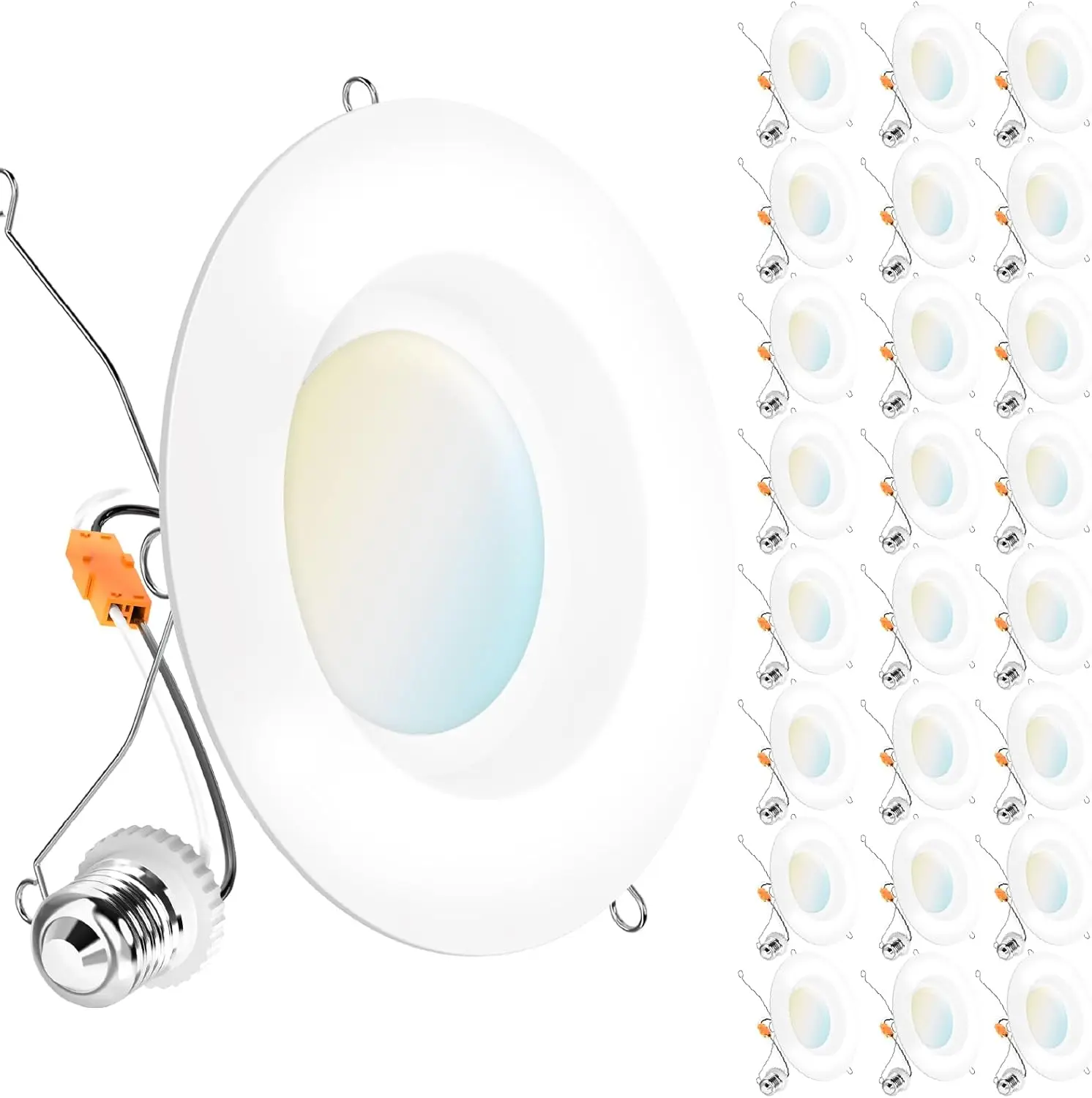 

Sunco, 24 шт., 6 футов, светодиодные лампы, 13 Вт, (60 Вт, Eq), с регулируемой яркостью, 3000–6500 К CCT, влагоотводящий рейтинг