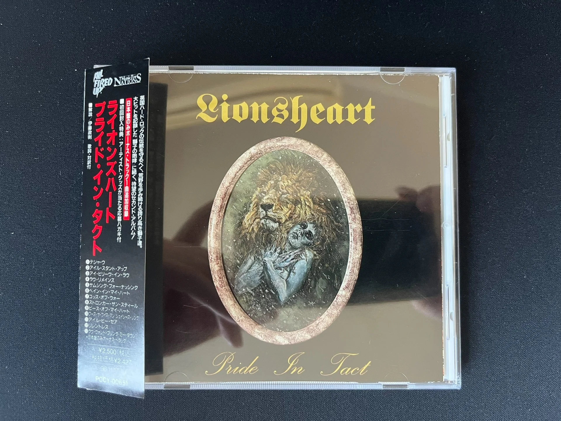 

Rock Lionsheart Music CD Pride in tact Album I Believe In Love Music Record Cosplay Walkman Car Soundtracks Box Party Music Gift