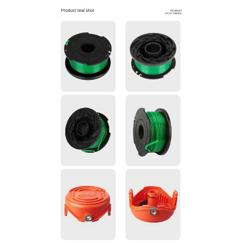 12 Packs Lawn Mower Accessories Lawn Mower SF-080-BKP/90583594 Replacement Spool