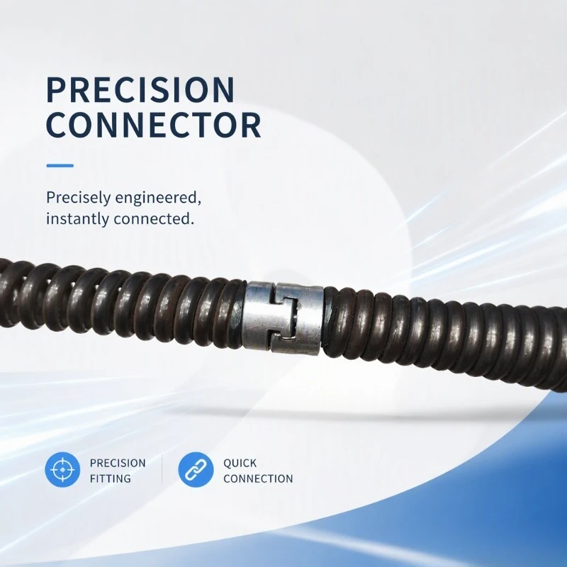 Drain Cleaning Machine Spring Adapter 16mm to 22mm Conversion Connector Pipe Unclogger Accessory