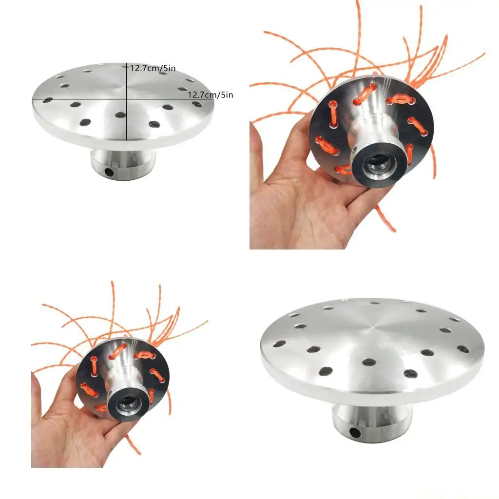 A2BE 16 String Aluminum Weeding Whacker Head for 0.080-0.120 Inch Line Gardening Tool