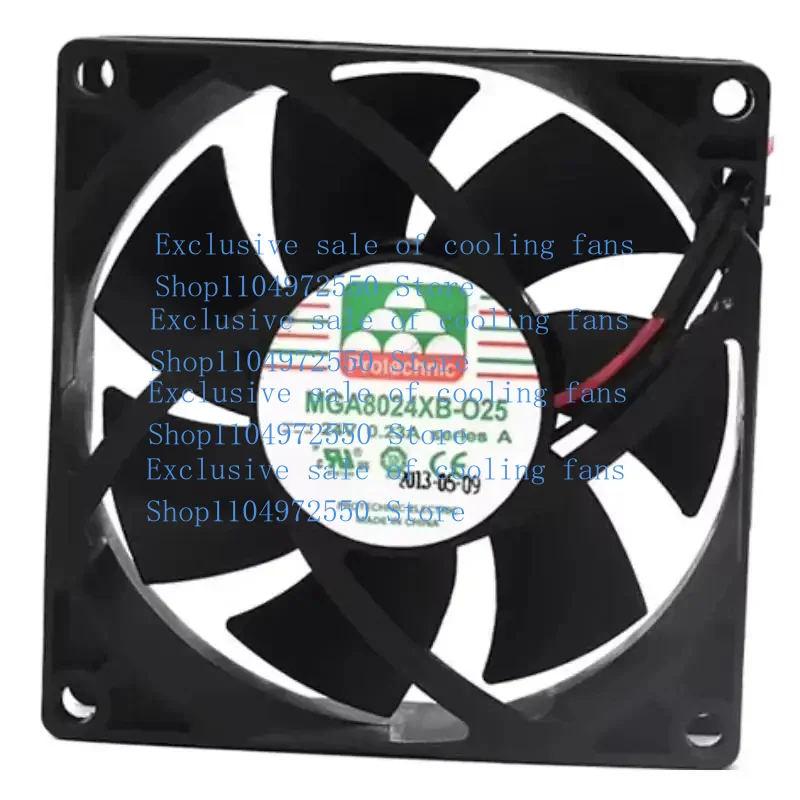 k для Magic MGA8024XB-O25 MGA8024XB-025 DC 24 В 0,23 А 80X80X25 мм 2-проводной охлаждающий вентилятор для сервера