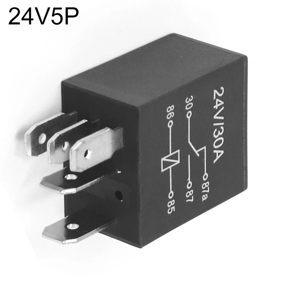 Compatible With Different Equipment Automotive Relay 12/24V Relay Brass Pins Compact Size Durability Easy Installation