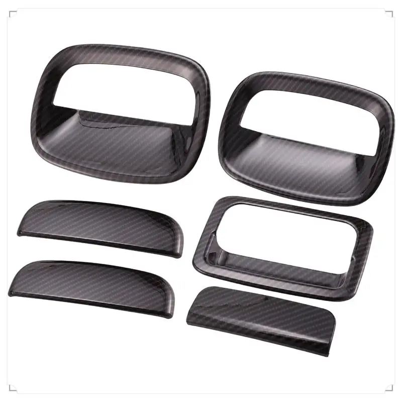 

Door Handle Shell Outer Door Handle Decoration Cover ABS Carbon Fiber Grain For -Suzuki-Jimny 2019 2020 2021 JB64 JB74