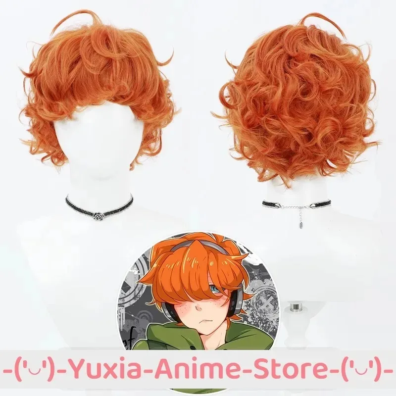 Трусики и чулки с подвязками, короткий парик для косплея, аниме, игра, костюм для ролевых игр, реквизит, синтетические волосы, термостойкое волокно