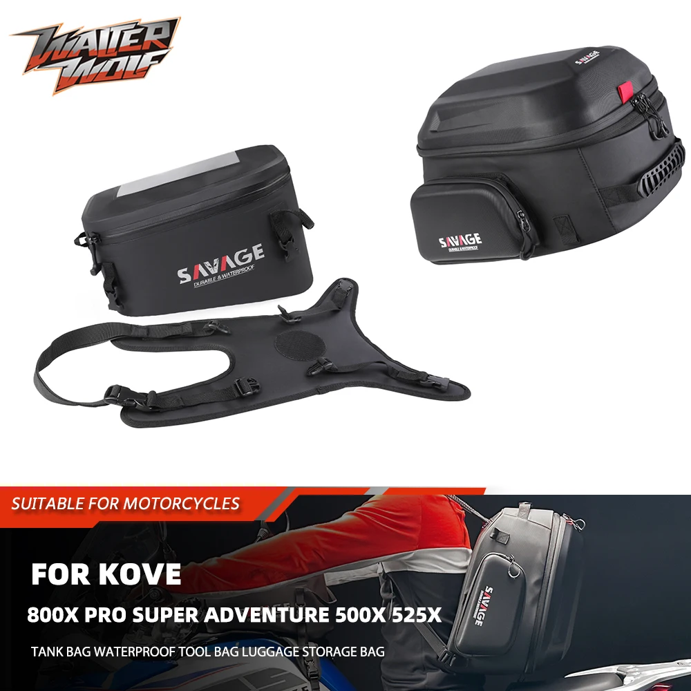 

For KOVE 800X Pro Super Adventure 500X 525X Macbor Montana XR5 500 510 Tank Bag Tail Bags Luggage Storage Backpack 800 500 525 X