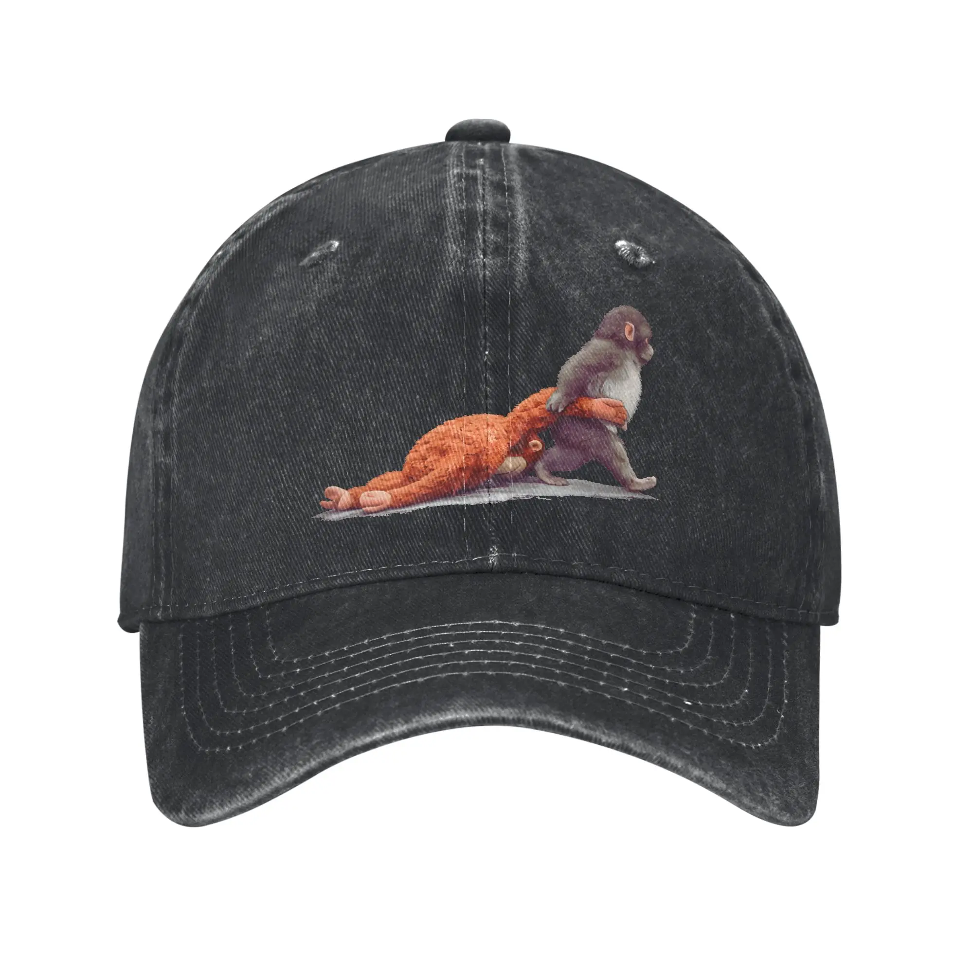 Monkey Punch Baby Graphic Little Punch Big Love Casual Baseball Cap Trucker Hat Summer Hot Sale Female Male Snapback Cap