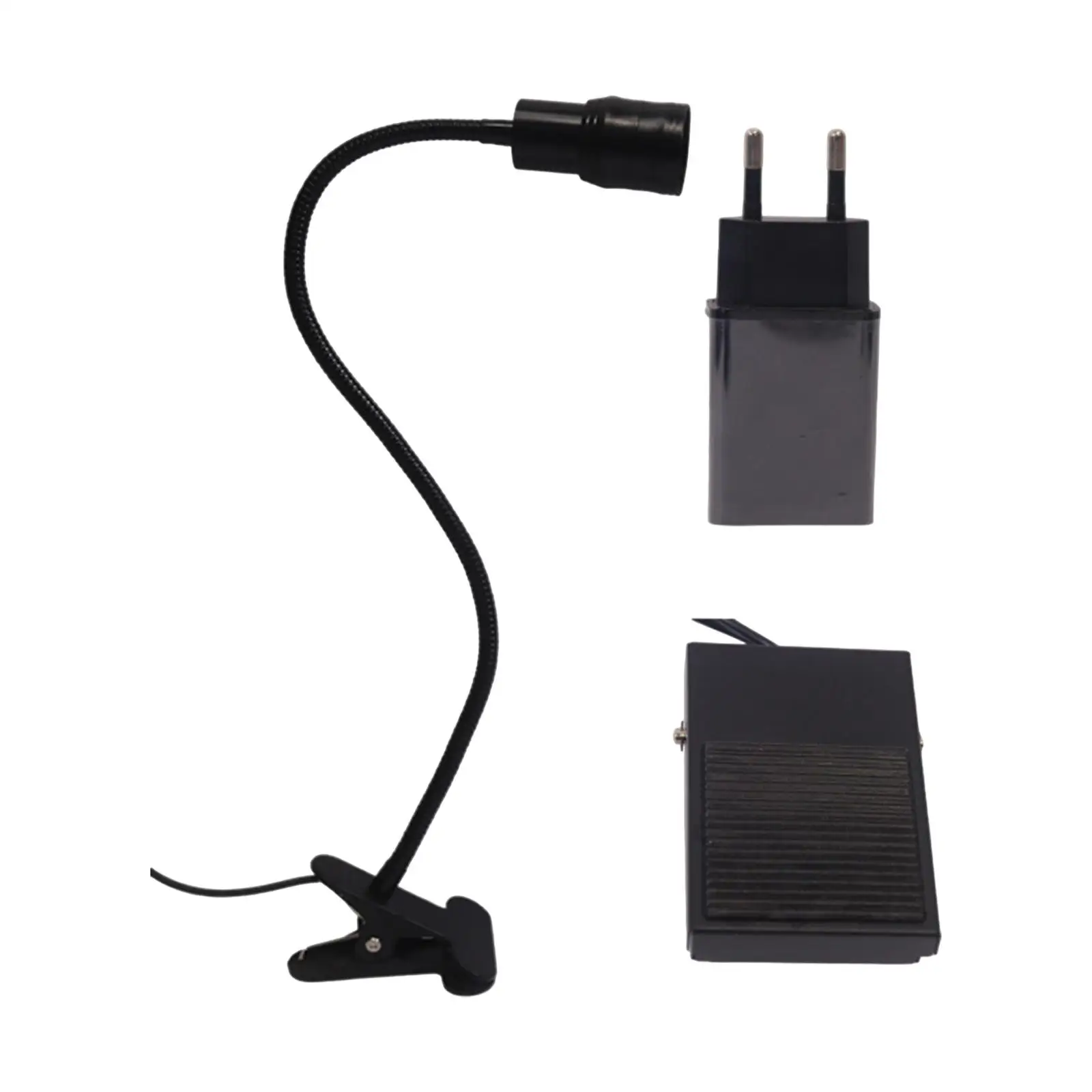 Flexible 5W Desk Lamp with Clamp Gel Curing Light for Eyelash Technicians and Nail Polish Drying