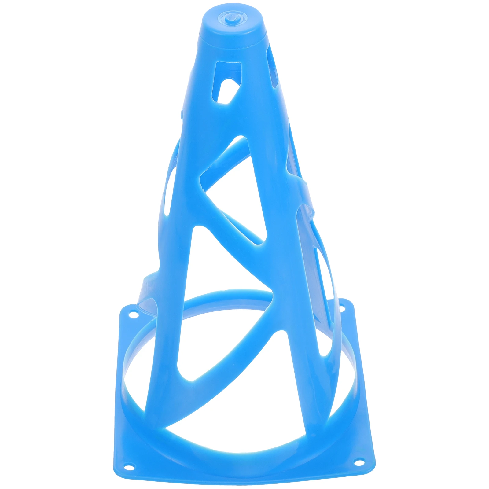 

Basketball Training Bucket 23cm Blue Cones for Football Soccer Sports Equipment Obstacle Drill Accessories Storage Stackable PE