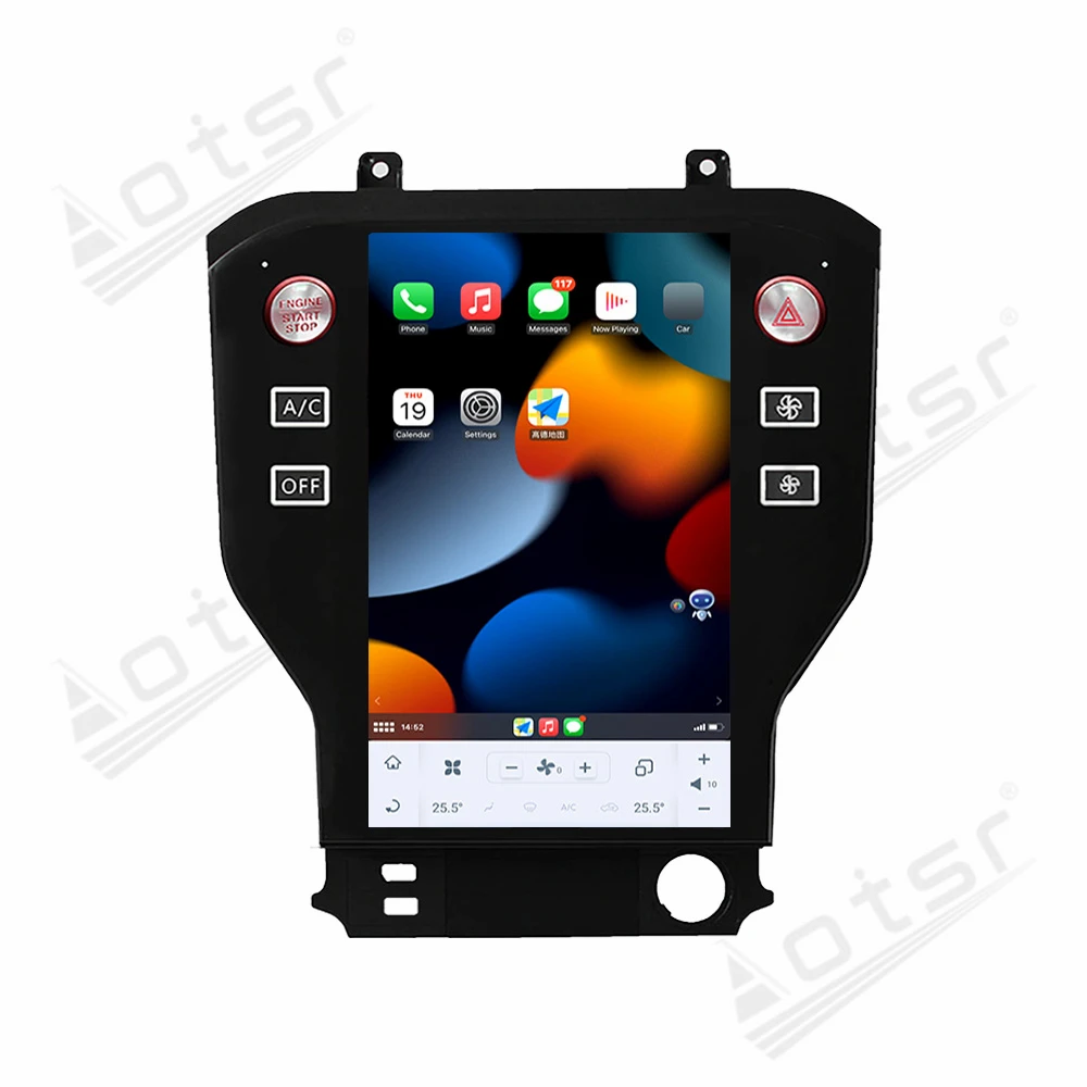 Qualcomm Snapdragon 665 Android 13 Car Radio For Ford Mustang 2014 2015 2016 2017 2018 2019 2020 5G Carplay GPS Stereo Head Unit