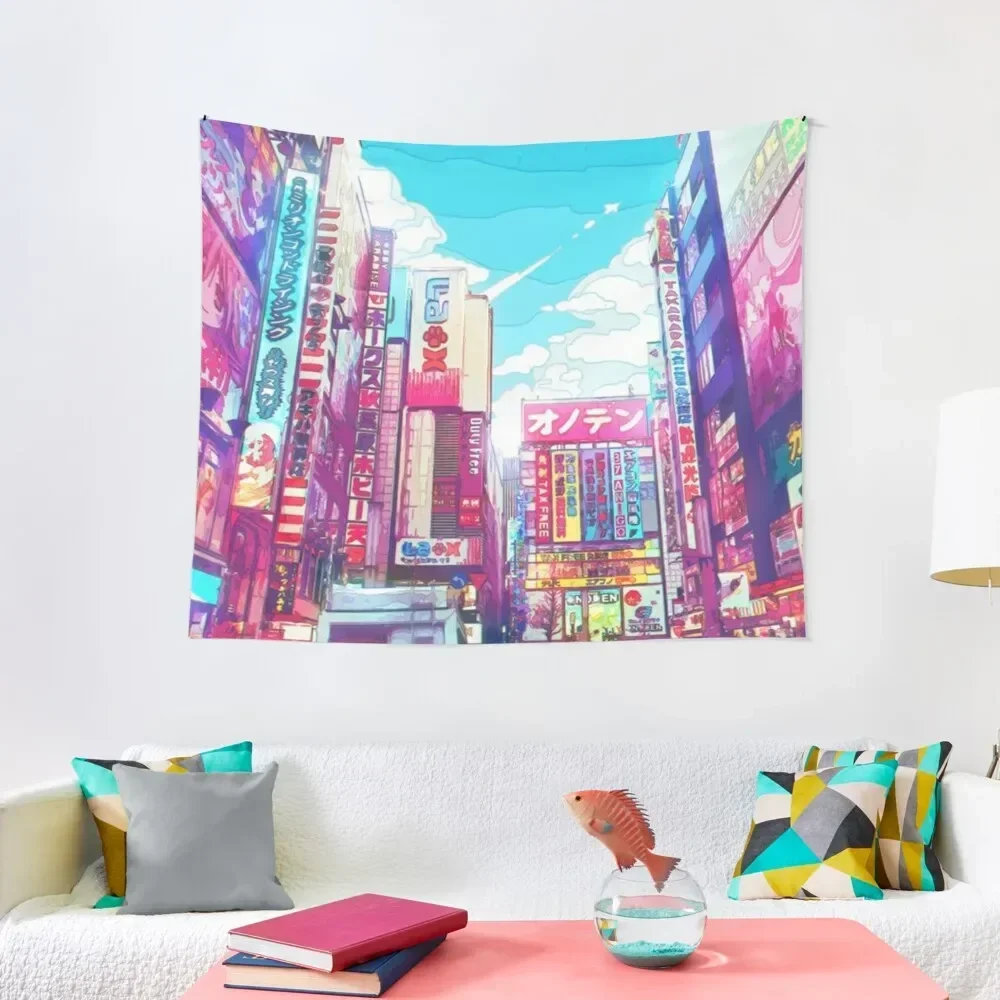 

Akihabara City Tapestry Bedroom Decor Aesthetic Aesthetic Room Decorations Tapestry