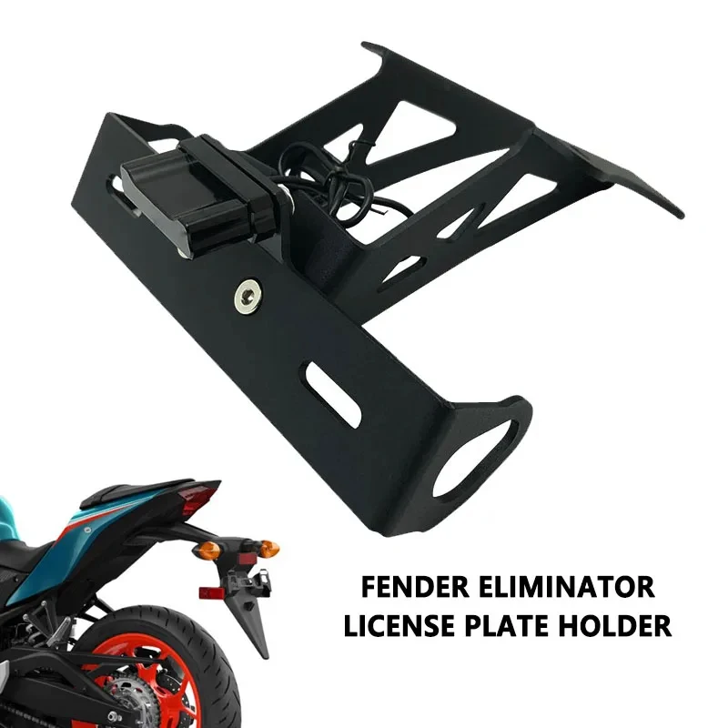 

YZF R3 R25 ХВОСТ Tidy Fender Eliminator для YAMAHA MT-25 MT-03 2014-2023 держатель номерного знака мотоцикла Светодиодная лампа