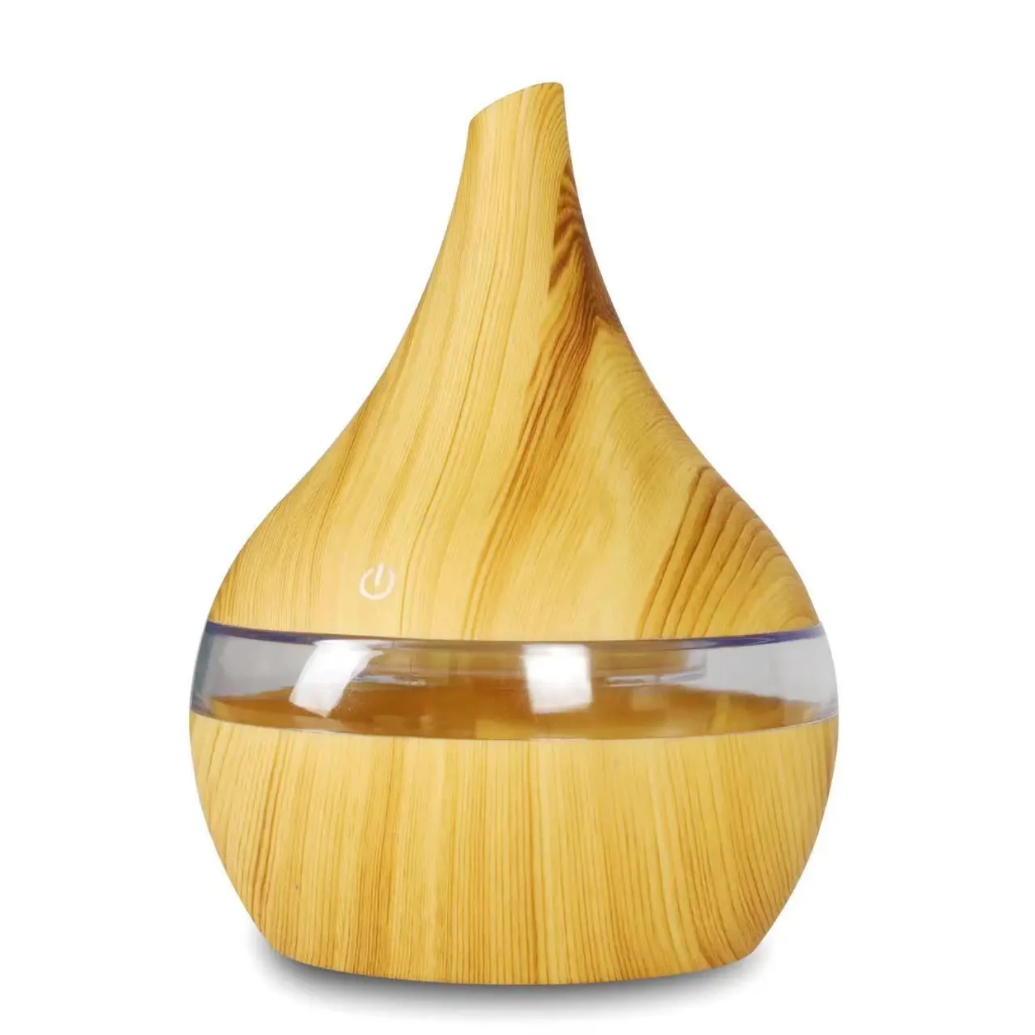 Humidificador de grano de madera ultrasilencioso, tecnología avanzada de humidificación, lo último en 2023, crea un ambiente tranquilo con tapa de 300ml