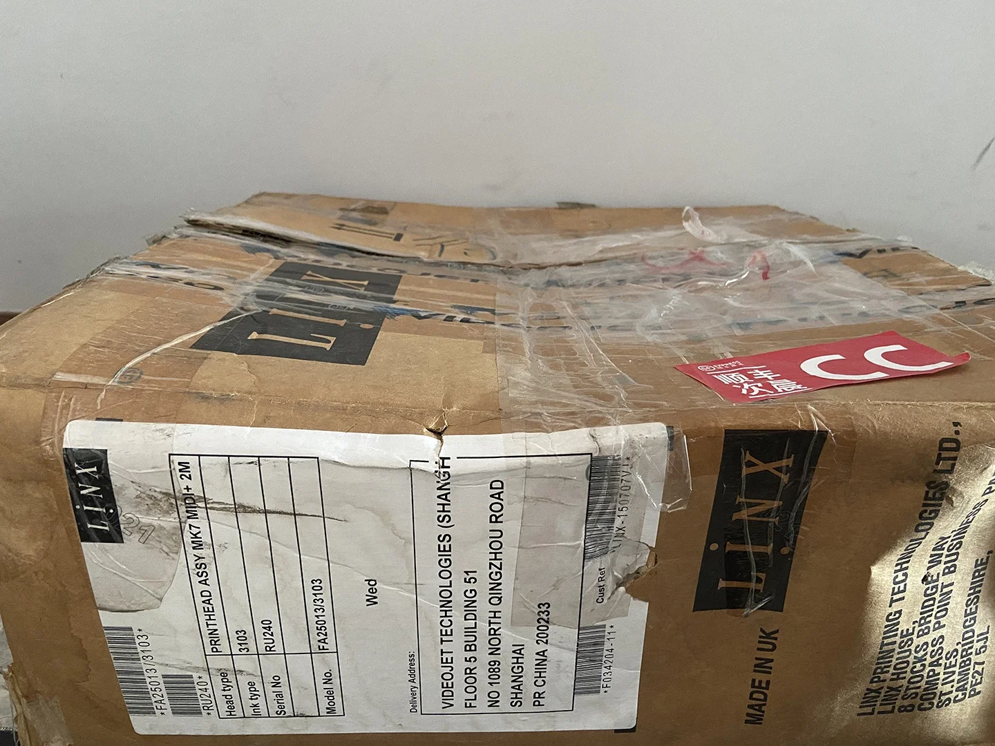 Linx FA74070 Nozzle 62U untuk Printer Inkjet Linx MK7