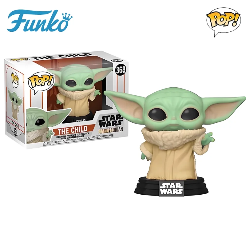 【In Stock】Funko POP Star Wars The Mandalorian Baby Yoda Collectible Action Figures Collectible Toy Gift - Image 3