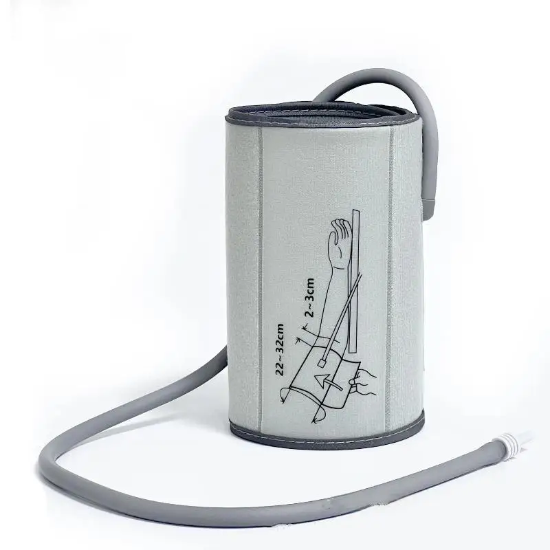 1Pc 22‑42CM 360 Wrap Universal Blood Pressure Cuff For Adult Kid Obese Arm Tonometer Replacement Sleeve Accessory