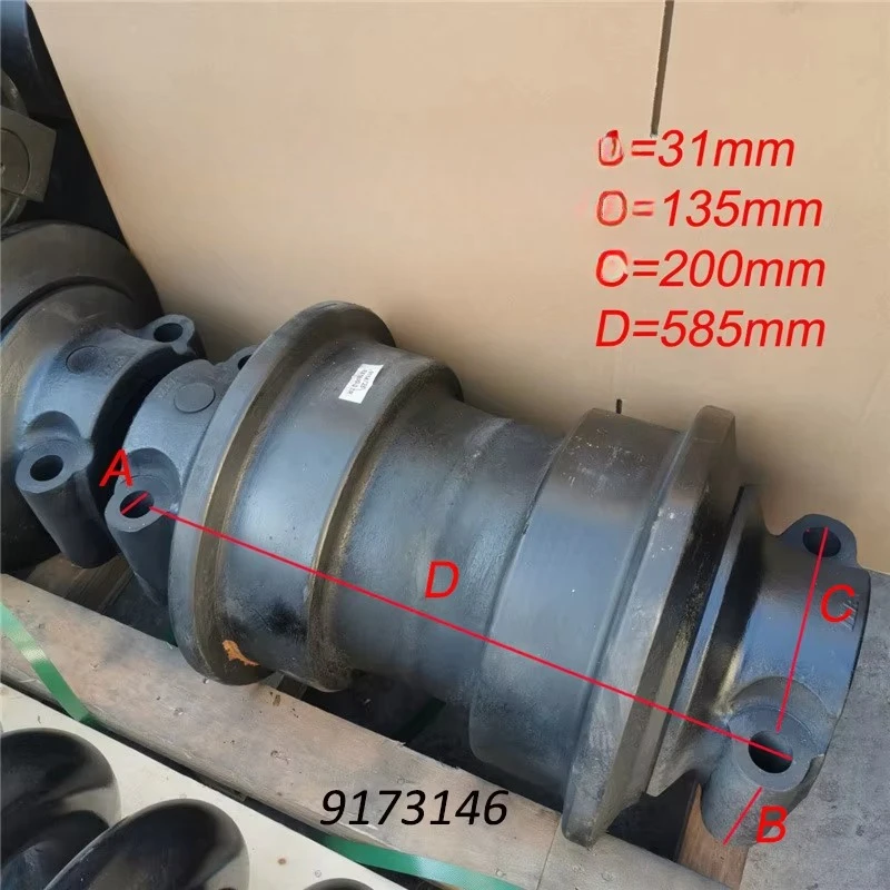 Parti di macchine edili EX1900-6 9173146 Rullo inferiore per cingoli Rullo inferiore
