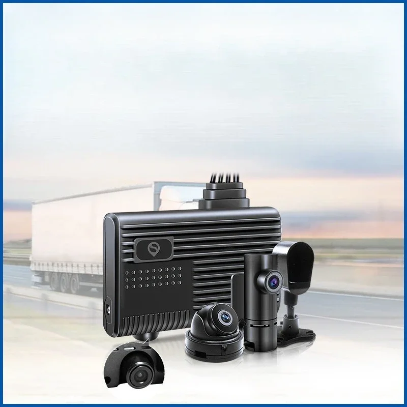 Car video recorder gps locator 4G high definition driving recorder truck four-way surveillance camera