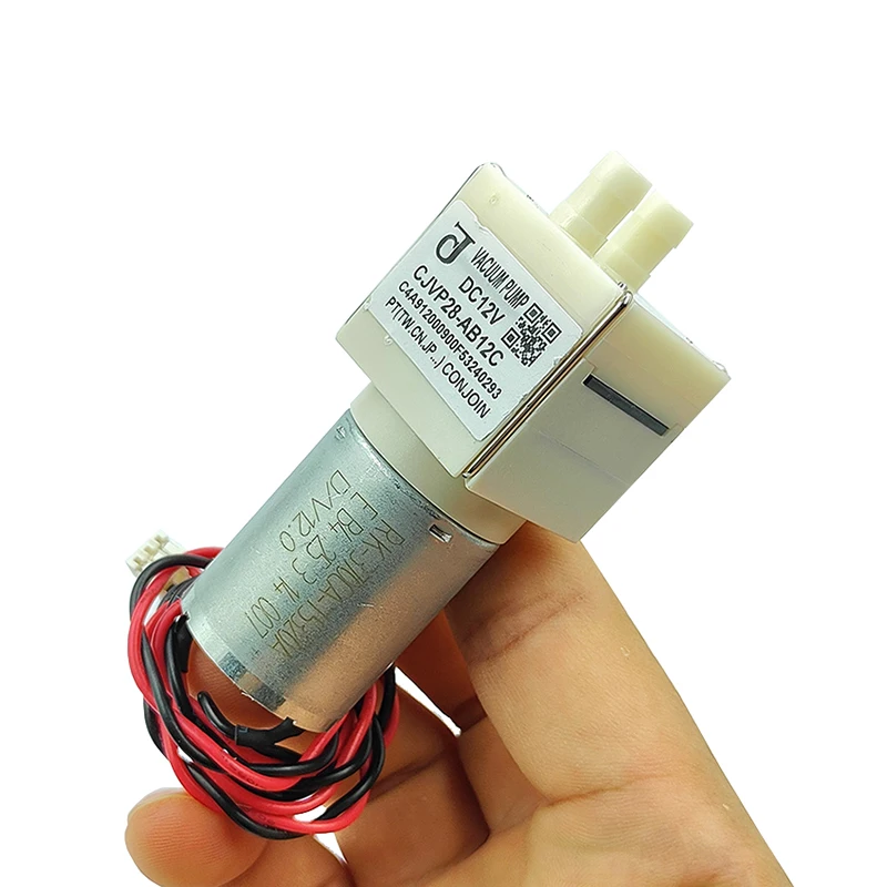 CONJOIN CJVP28-AB12C Mini Vacuum Pump DC 12V Micro 370 Motor Air Pump Negative Pressure Suction Pump DIY Robot Sweeper Cleaner