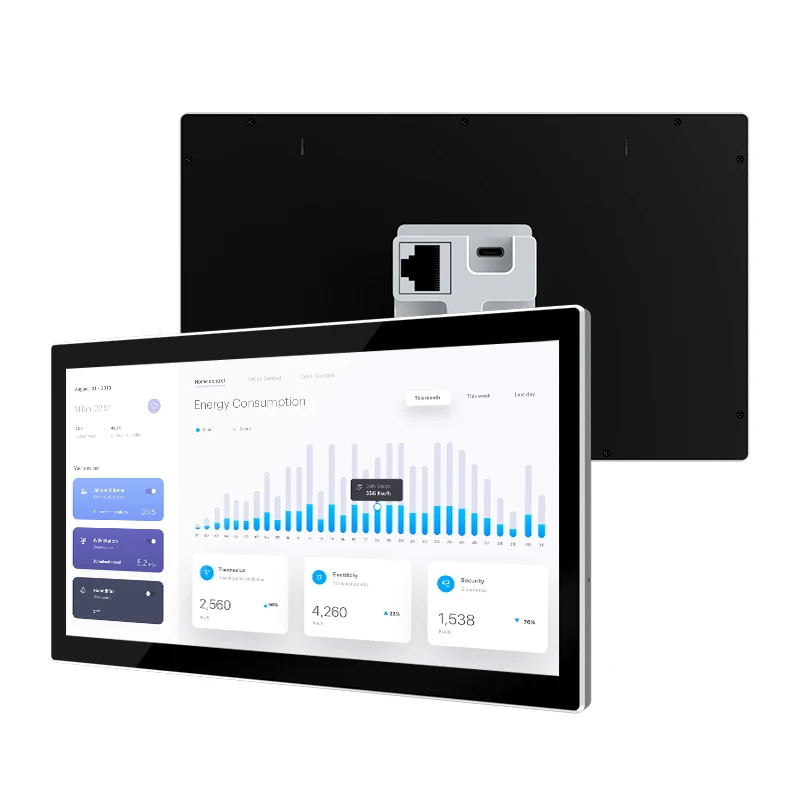 Portworld Heiman Smart Switch Smart Magnetic WIFI Gas Sensors Voice Control IPS for Home Garage Hotel Car Smart Home Appliances