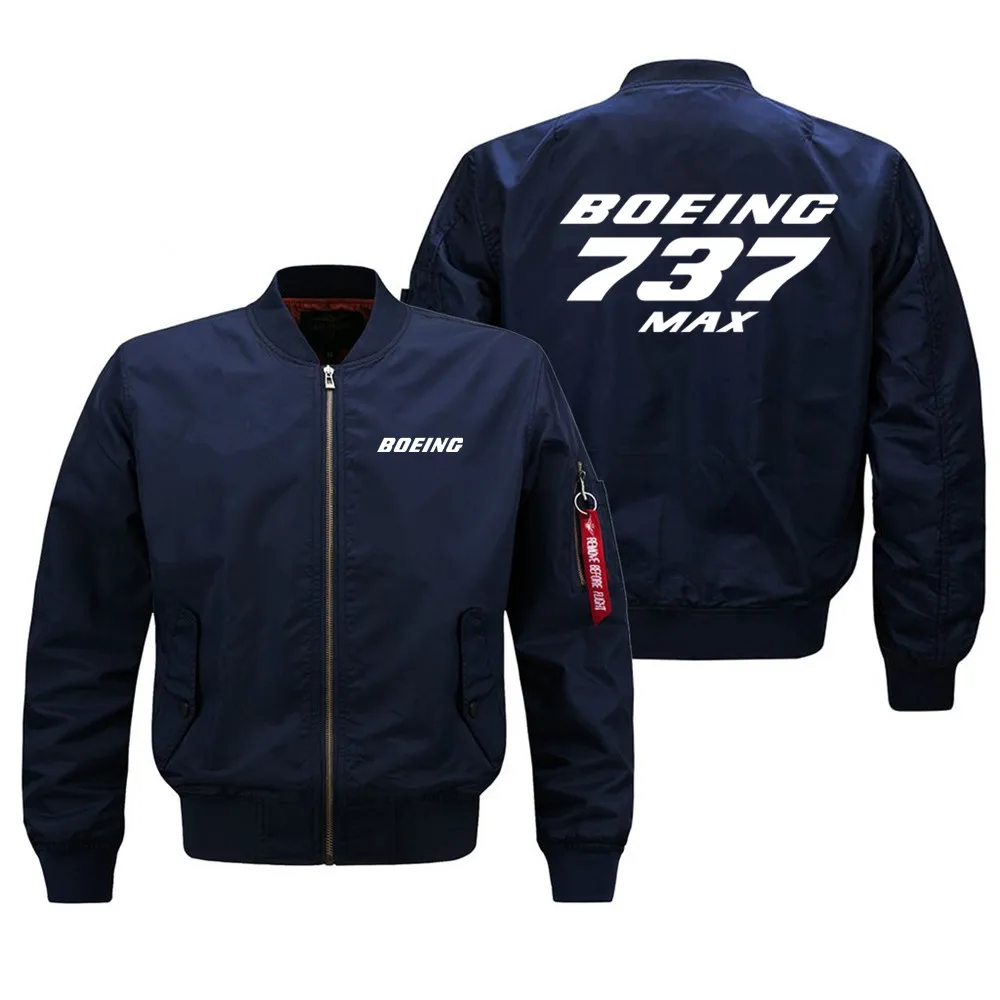 

Boeing 737 Max Flight Aviation Pilots Men Ma1 Bomber Jacket Tactical Man Casual OuterWear Coats