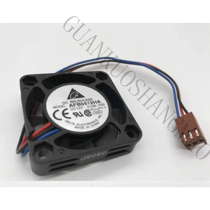 HJY one Delta AFB0412HA DC 12V 0.14A 4CM 4010 40x40x10MM 3pin cooling fan