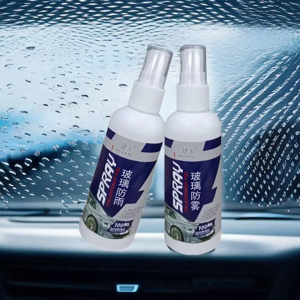 Car Glass Waterproof Coating Agent 100ml Auto Rain Agent Spray Protective Coating Car Windshield Spray Rain Remover For Side