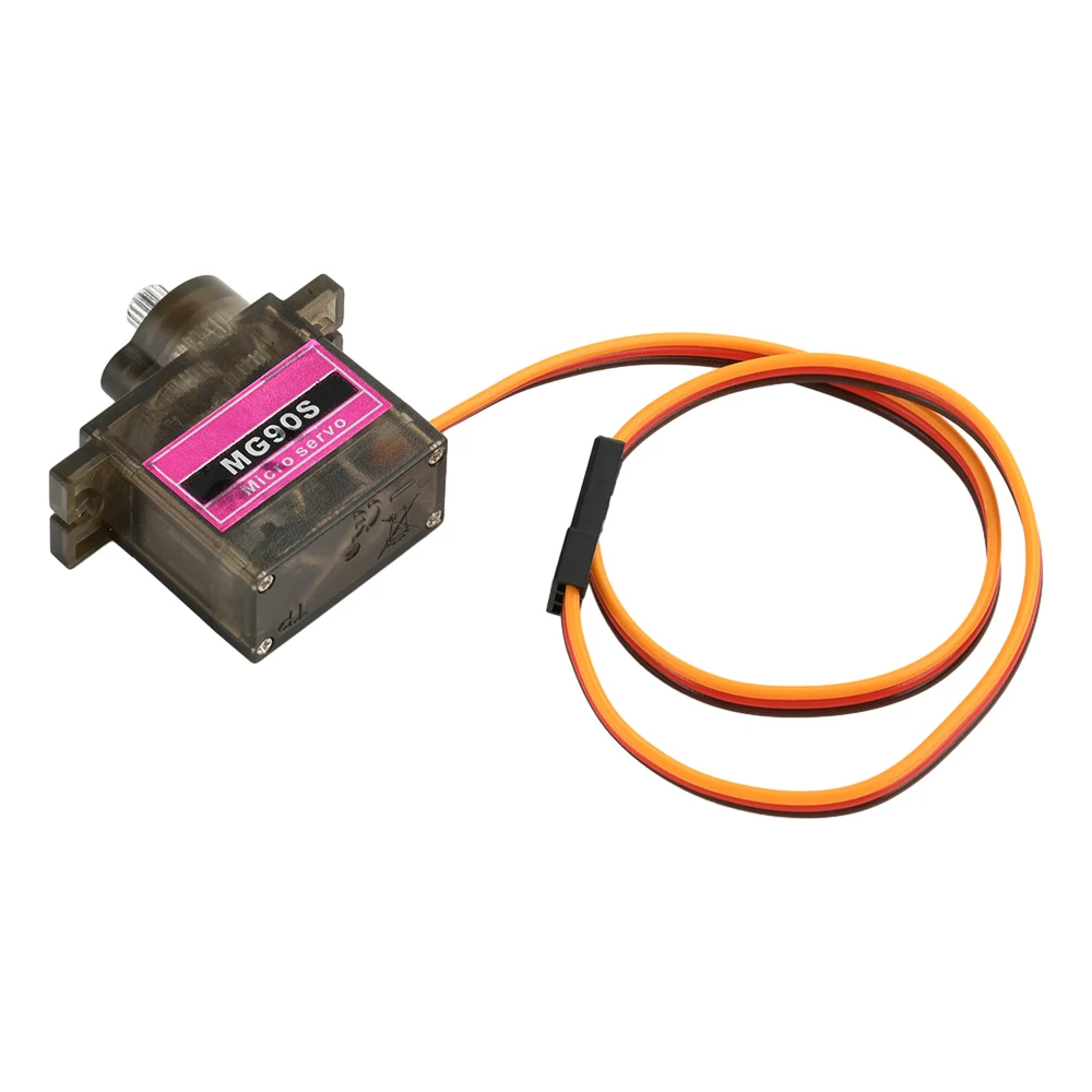 MG90S Mikro analogowa przekładnia kierownicza 12g Metalowa przekładnia kierownicza 180 ° /360 °   Obrót stosowany do sterowania przegubem robota łodzi RC helikopter UAV