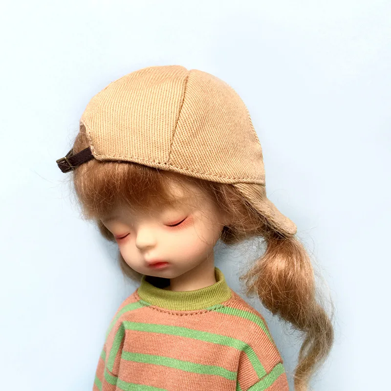 1/6 Bjd Dolls Fashion Peaked Cap Clothes Doll Cute Baseball Cap Hat Doll Hoodies For 30cm Doll, 12inch Yosd Msd Doll