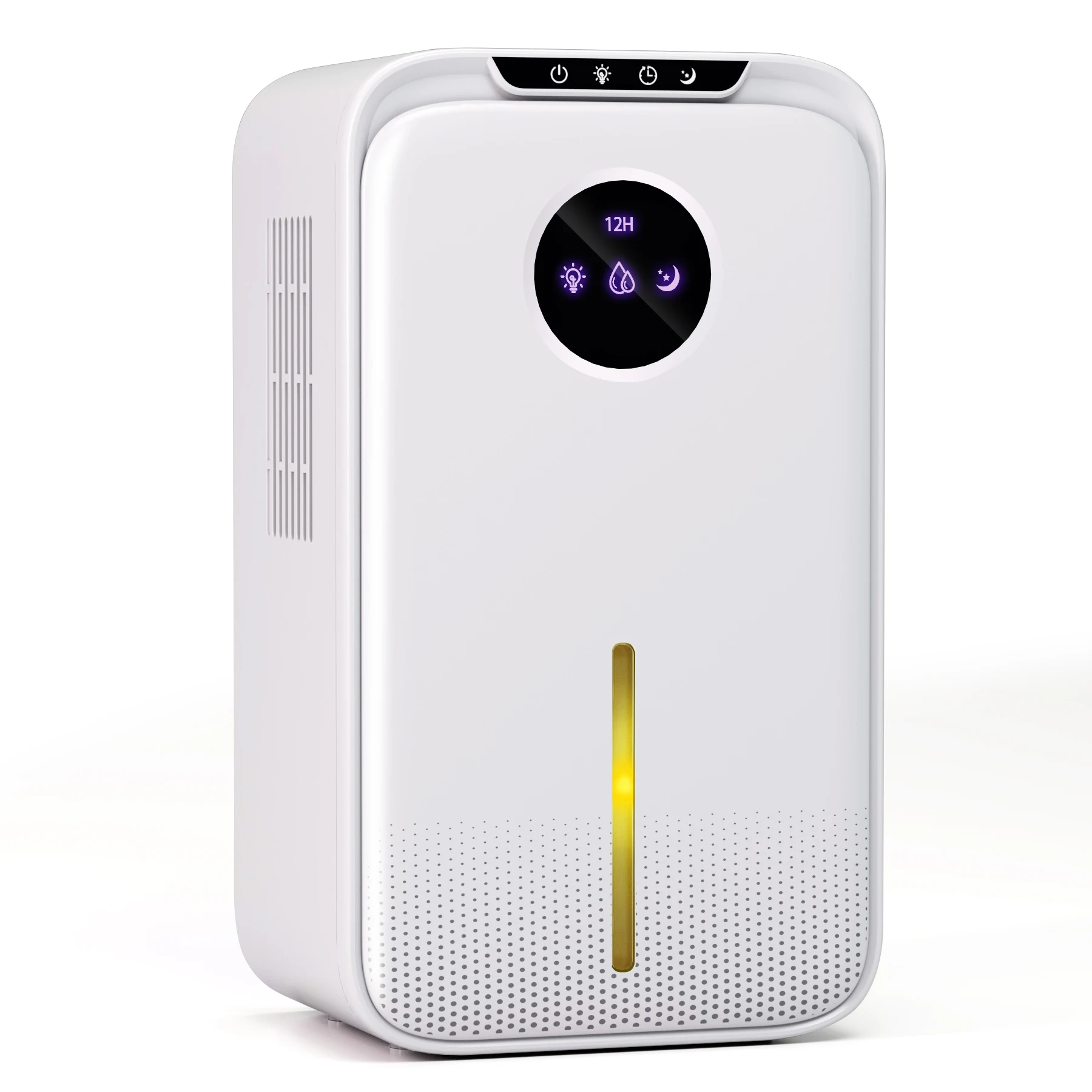 

Thermoelectric Dehumidifier LED Display Sleep Mode 40dB for Home Bedroom Small Room ABS 2.5L Tank for Basement RV
